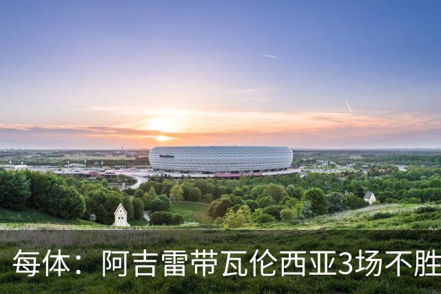 每体：阿吉雷带瓦伦西亚3场不胜，此前4次西甲带队均慢热反弹